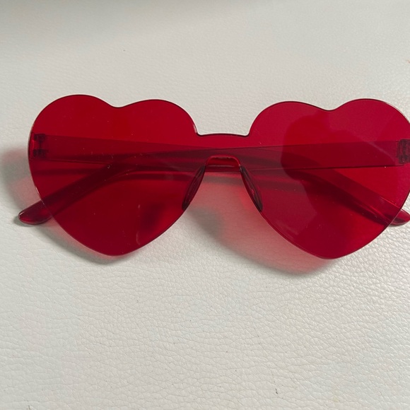 Vintage Ann Taylor Loft Burgundy Strapless Dress,  Faux Fur Stole &Heart Glasses - Picture 15 of 16